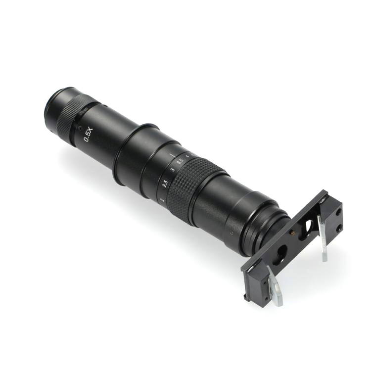 Microscope C-Mount Zoom Lens 0.7X-4.5X 2D 3D Inspection Magnifier