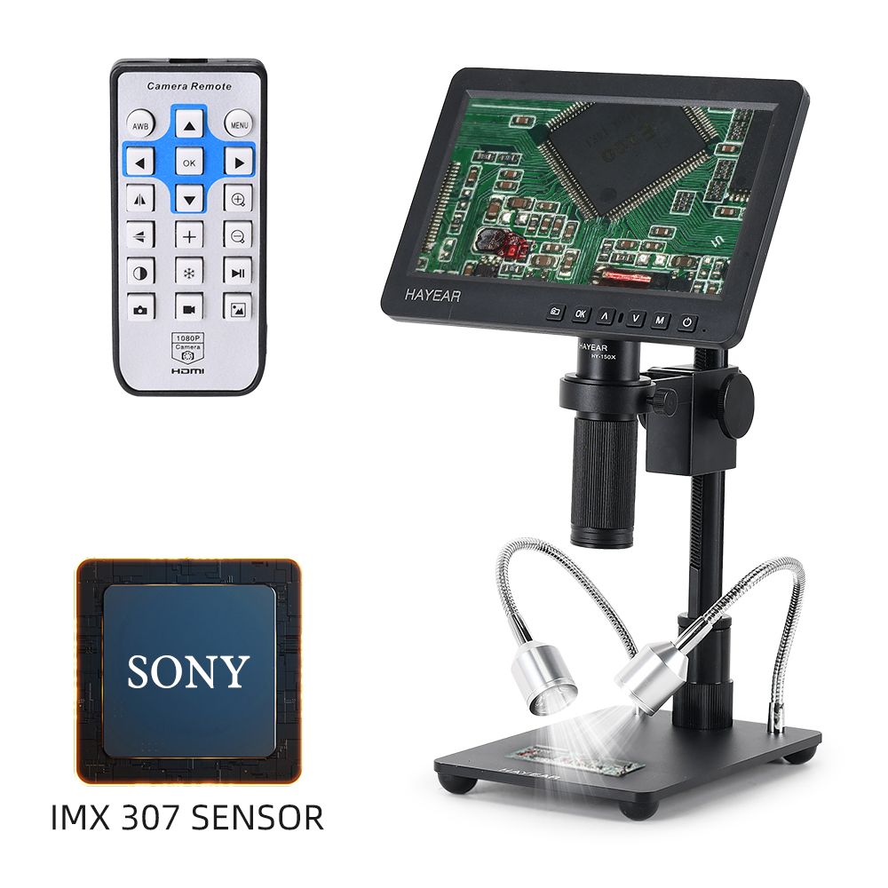 HAYEAR 7" inch Screen 26MP  HDMI USB & WIFI Microscope Camera Set HY-2070