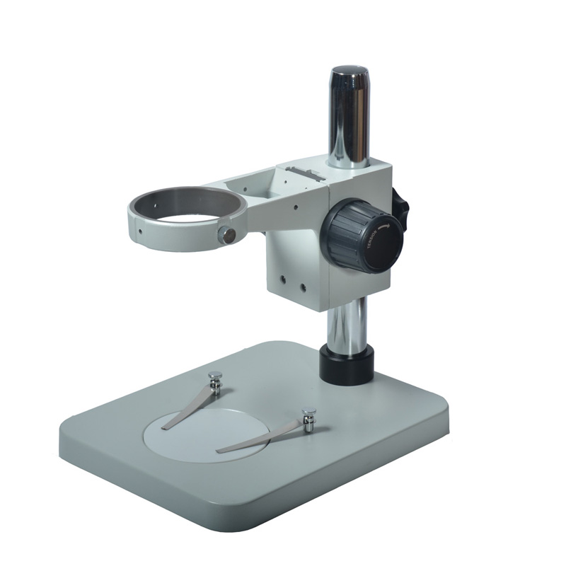 Metal Table Stand Universal Stereo Microscope Bracket Stand Holder with 76mm Adjustable Focus Bracket for LAB